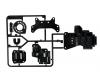 TA-01/TA-02 B-Parts, gearbox rear parts set