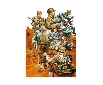 1:35 Fig.-Set US Infant. W-Europe, plastic model kit