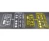 P-Parts 58397, model parts set, clear yellow