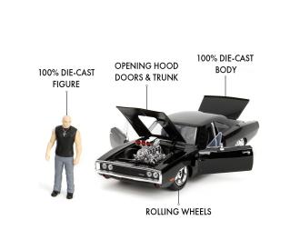 Fast & Furious 1970 Dodge Charger 1:24