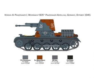 Panzerjager I 1:35 scale model kit with figure