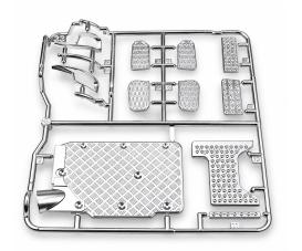 Scania S770 Steps, model parts set, silver sprue