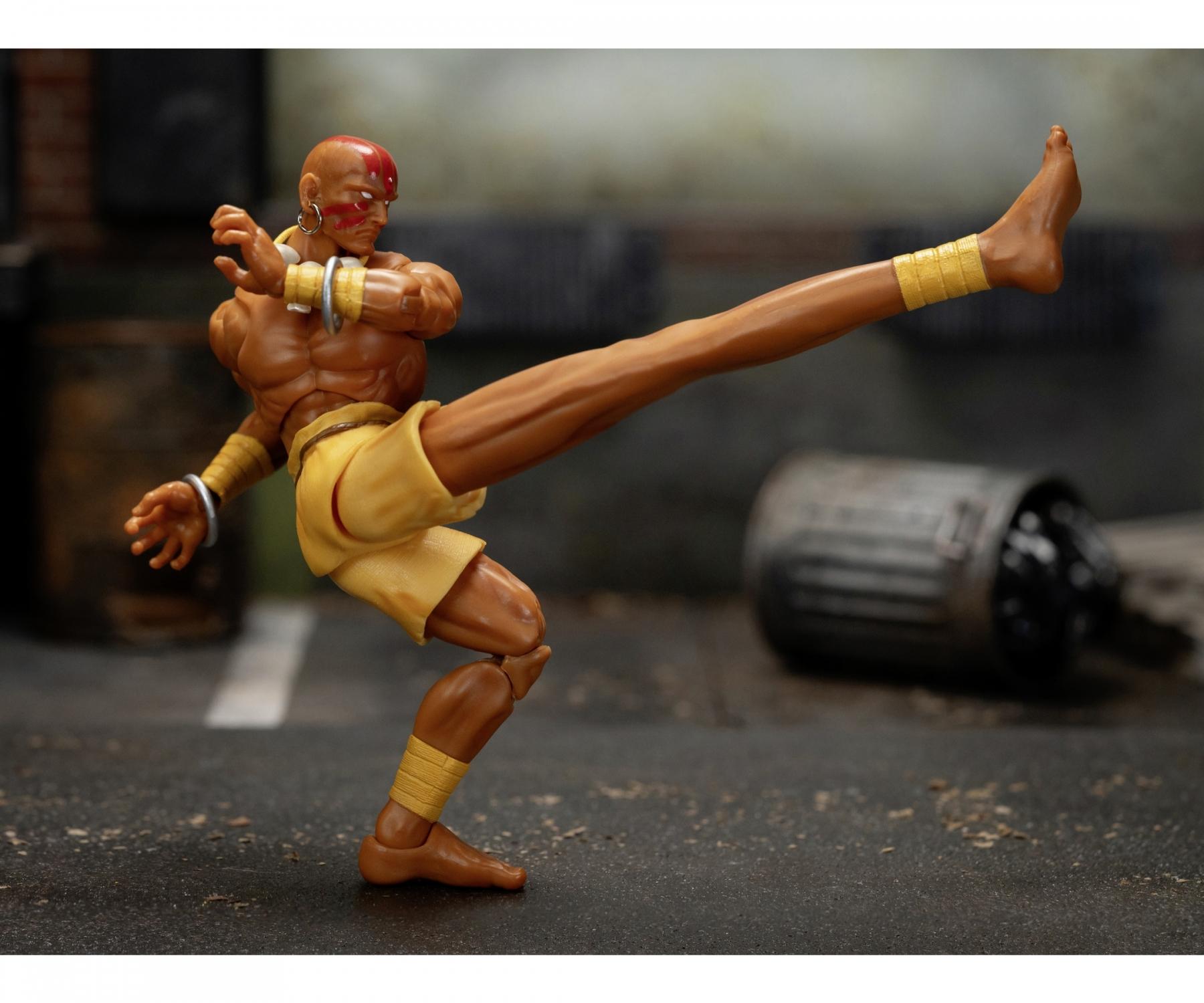 Figurine Street Fighters Dhalsim 15cm - Articulée, Accessoires Amovibles - Collection Jada
