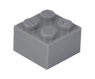 Blox 100 briques grises 4 plots en boîte