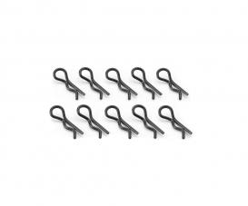 Body pins 14 mm, 10 pieces, black