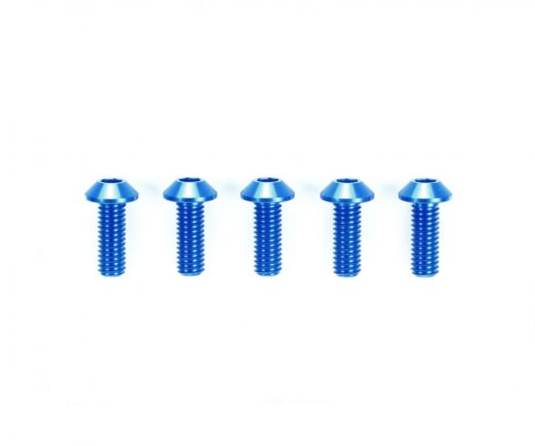 3x8mm HG Alu HH Screw, model screw set, blue