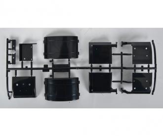 Rear Fender Y Parts, model spare part on sprue