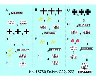 1:56 Deu. Sd. Kfz. 222/223 Spähpanzer