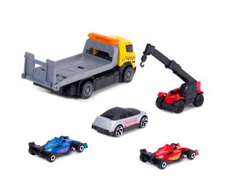Formula Racer Set Die-Cast Flatbed Truck