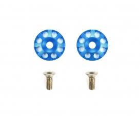 Aluminum Wing Washers (2) Blue