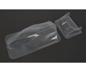 TT-02B Dual Ridge, RC body set with rear wing