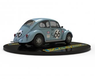 Scalextric Volkswagen Kafer #66 Blue Slot Car
