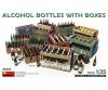 1:35 Alcohol Bottles w/Boxes-Set