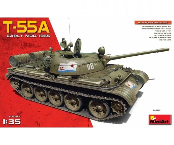 1:35 T-55A Prod. précoce mod. 1965