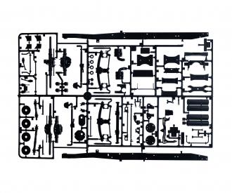 Mercedes-Benz SK Eurocab 6x4 Model Kit 1:24