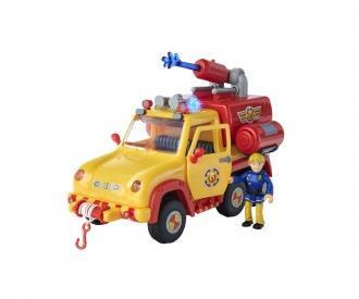 Simba Sam Fireman Sam Venus 2.0 Fire Truck Toy With Figure & Drone - Lights & Sounds