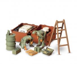1:35 Ger.Engine Maint.Cr.(2), Diorama Set